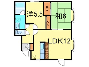 モニュメント２５の物件間取画像